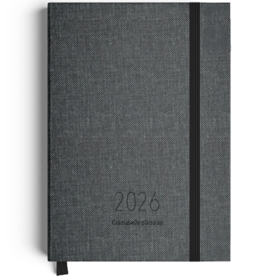 Grāmatveža plānotājs 2026. Grafīts