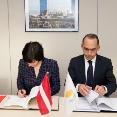 Parakstīta konvencija ar Kipru par nodokļu dubultās uzlikšanas novēršanu