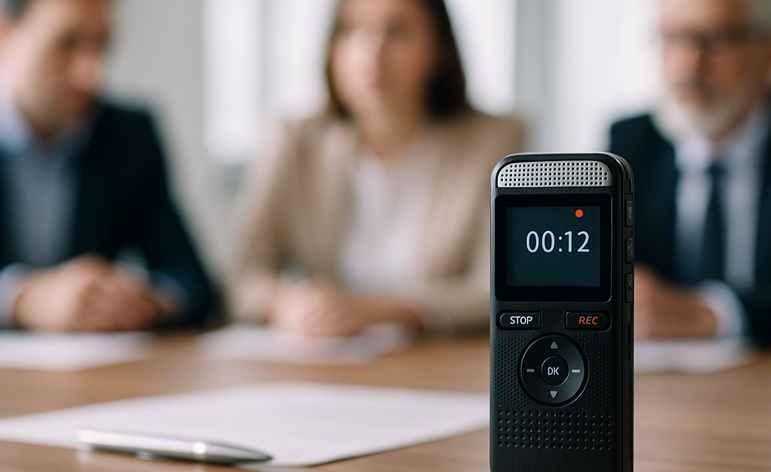 Kā rīkoties, ja darbinieks slepus ierakstījis sapulci